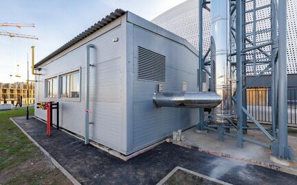 Block-modular boiler houses