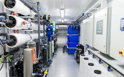 Modular water treatment plants